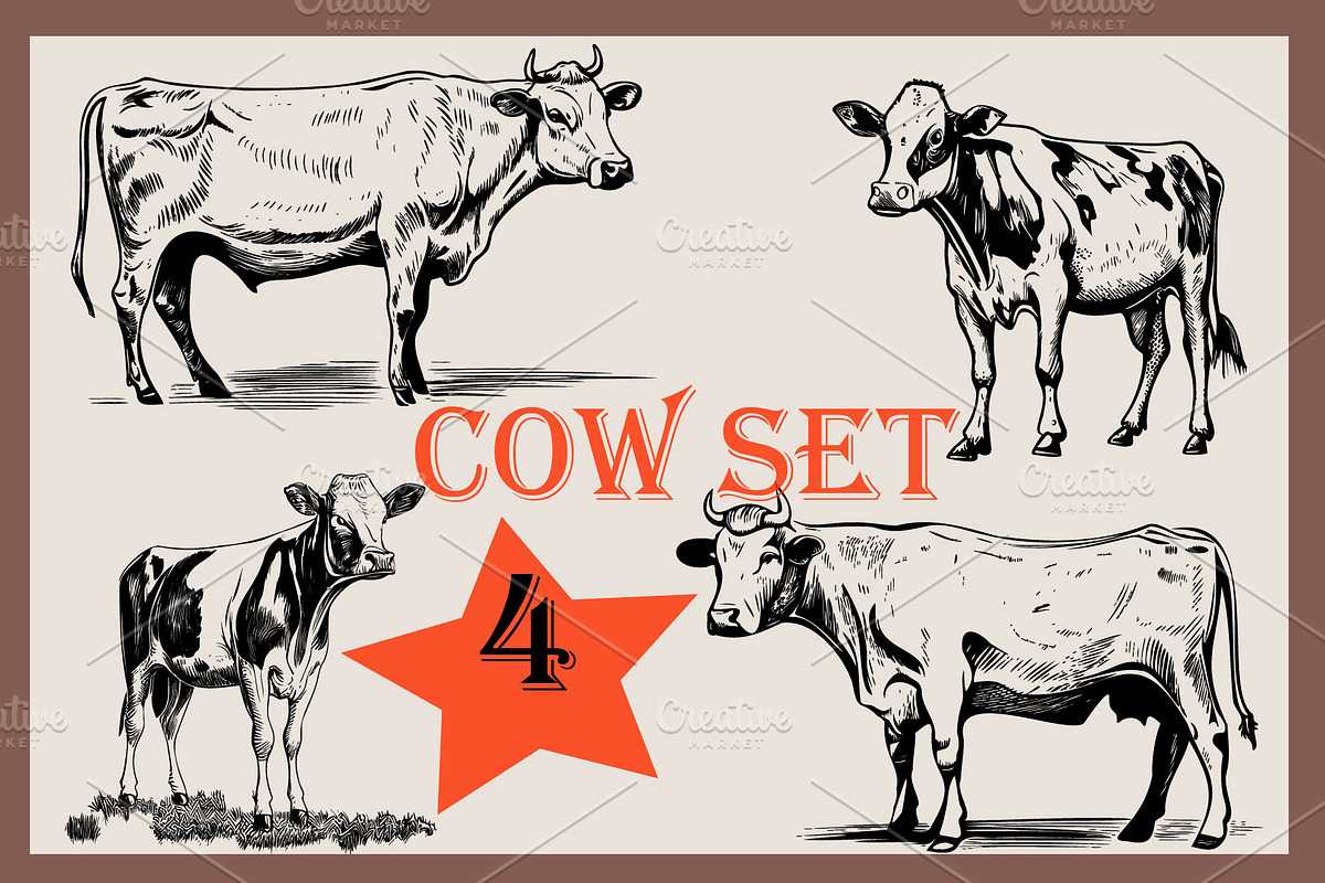 Farm animals collection, a Graphic by IPVector (Photo 4 of 7)
