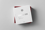 Square Shoe Box Mock-up, a Packaging Mockup by Yogurt86 (Thumbnail 7 of 7)