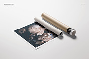 Rolled Canvas Print Mockup Set v.2, a Product Mockup by creatsy5 (Thumbnail 8 of 14)