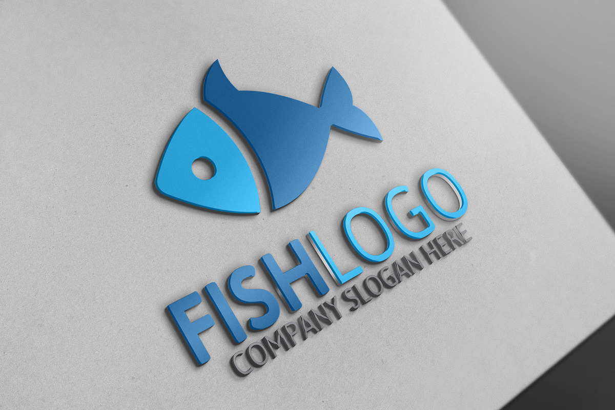 Fish Logo, a Branding & Logo Template by Josuf Media