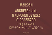 MALISON, a Sans Serif Font by Penatic Studio (Thumbnail 7 of 10)