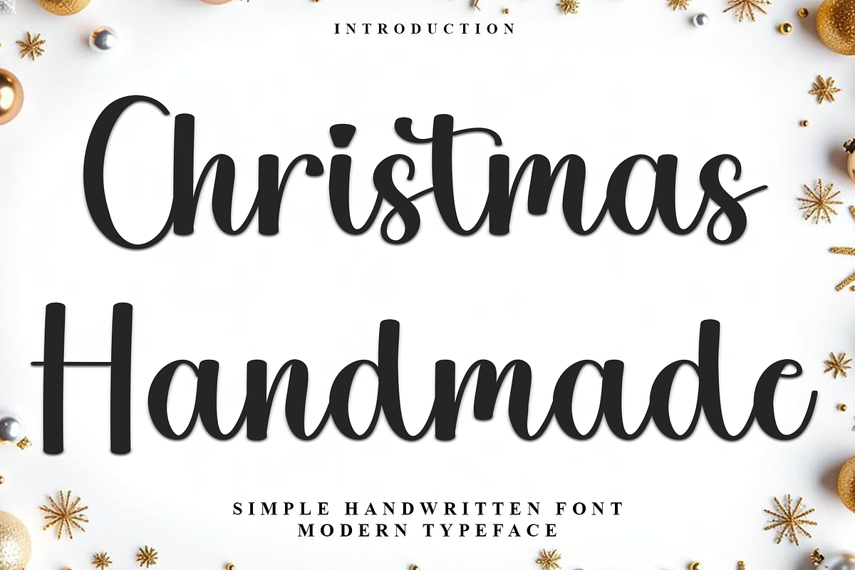 Christmas Handmade, a Handwritten Font by InermediaSTUDIO (Photo 6 of 8)