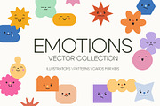 EMOTIONS: characters, flashcards, an Education Illustration by Lena Nikolaeva (Thumbnail 1 of 8)