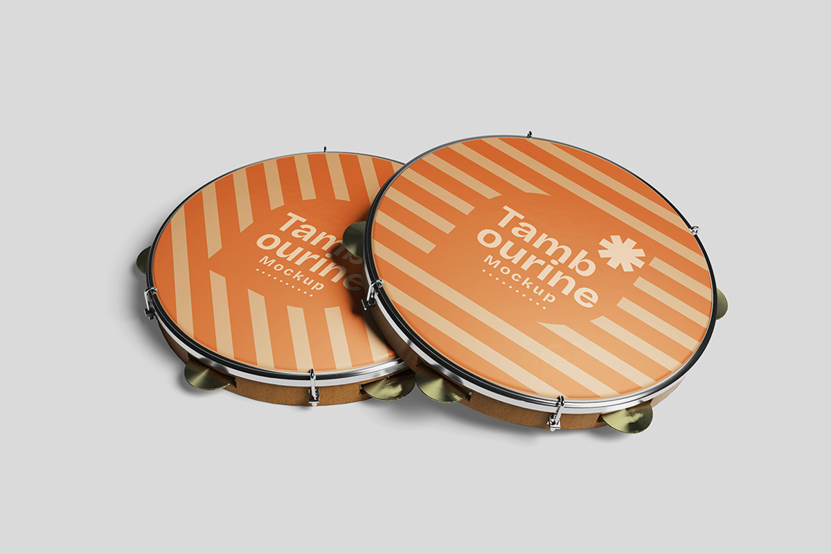 Tambourine Mockup, a Product Mockup by bimockup (Photo 5 of 6)