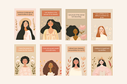 Women Empowering Affirmation Cards, a Person Illustration by Kaleidokika (Thumbnail 2 of 5)