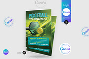 Pickleball Flyer Template, a Flyer Template by Aam360 (Thumbnail 1 of 3)