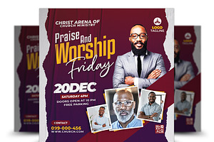 Church Flyer, a Flyer Template by AfzaalGraphics