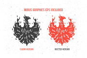 Phoenix typeface, a Symbol Font by Gleb Guralnyk (Thumbnail 5 of 5)