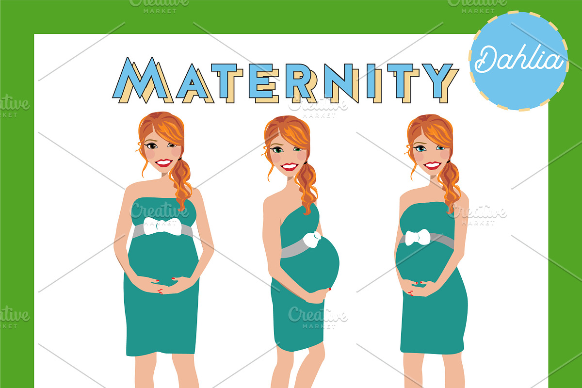 Maternity Pregnant Portrait Creator, a Person Illustration by Lauren Lesley Studio (Photo 12 of 45)