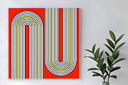 Yellow Arch Geometric, a Decorative Illustration by Sharon Schwalbe (Thumbnail 1 of 5)