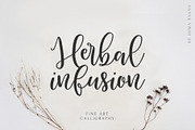 Herbal Infusion, a Handwritten Font by supfonts (Thumbnail 1 of 6)
