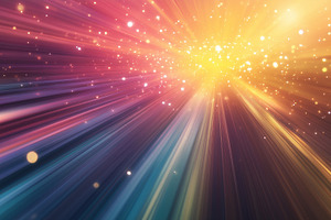 Vibrant explosion of colorful light, a Background Photo by MistyDay