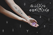 Space Geometry Font+ Bonuses, a Font by Nina's Illustration Shop (Thumbnail 5 of 6)
