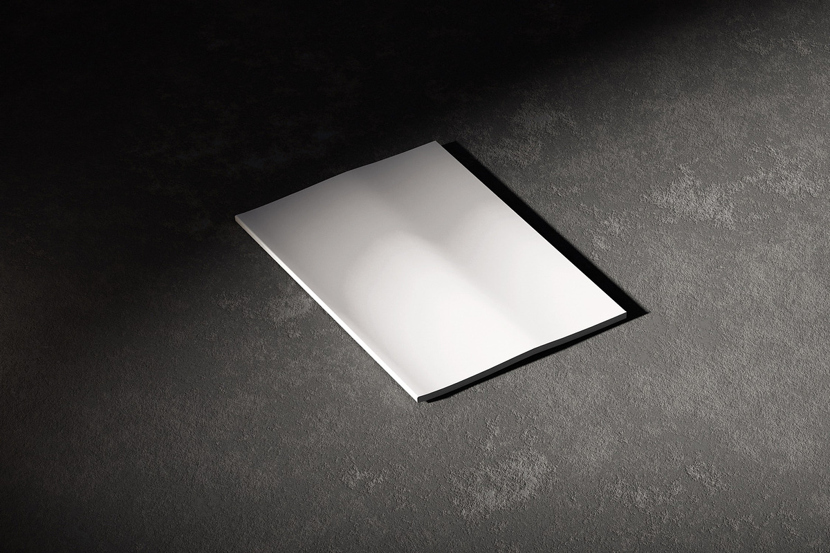 Magazine Brochure Mockup FL01, a Books & Magazine Mockup by Croma Studio (Photo 2 of 3)