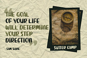 SUTTER CAMP, a Font by Garisman Std (Thumbnail 5 of 12)