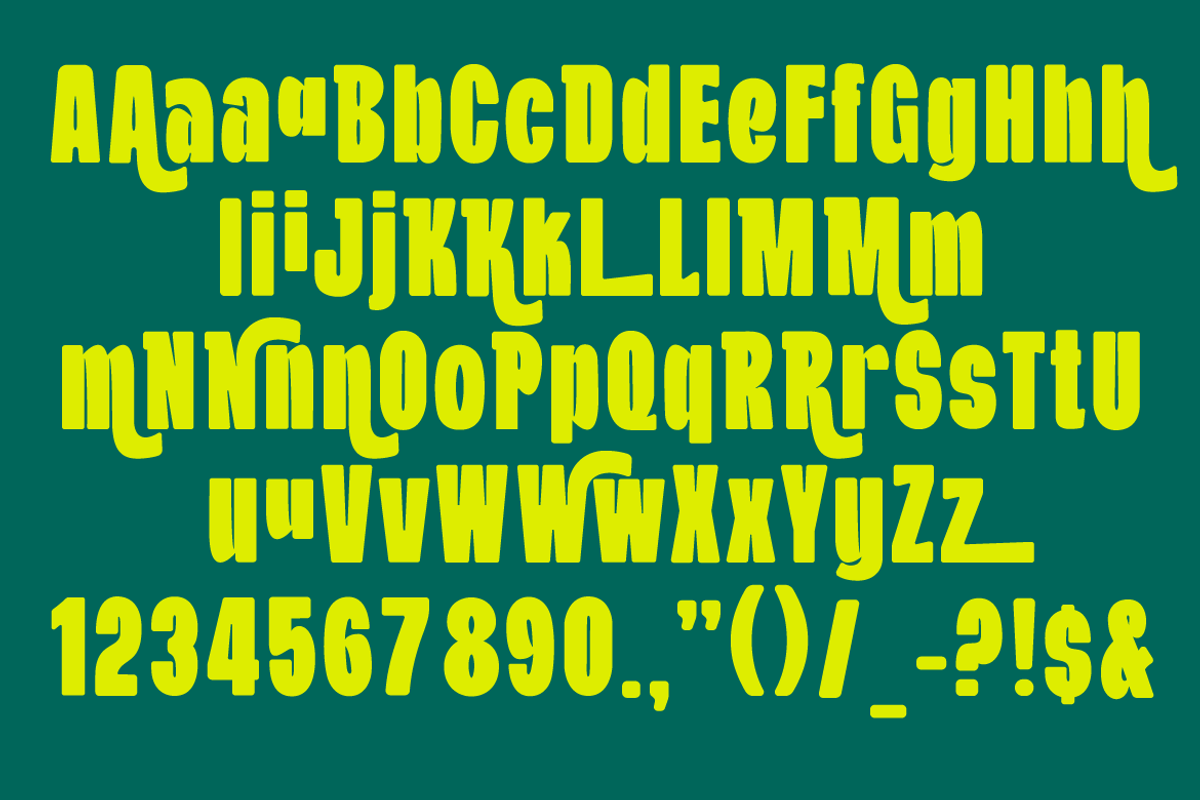 Zaffy Zoo Bold Playful Kids Font, a Sans Serif Font by Serbaneka Studio (Photo 6 of 6)