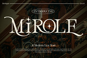 Mirole - Modern Luxury Font, a Serif Font by Bentype Studio (Thumbnail 1 of 7)