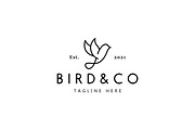 Flying Dove Peace Freedom Bird Logo, a Branding & Logo Template by Signatoro (Thumbnail 2 of 3)