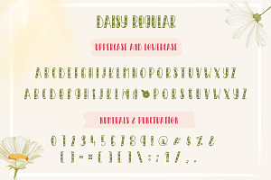 Daisy Font Display Font