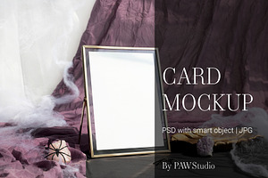 Hallowee Card Mockup 5x7Table Number