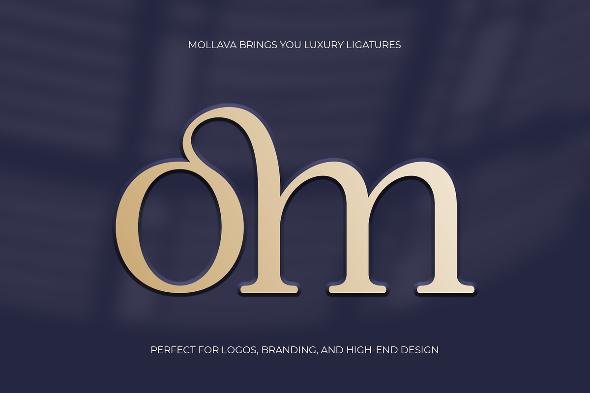 Mollava – A Modern Luxury Logo Font, a Serif Font by MJB Letters (Photo 9 of 11)