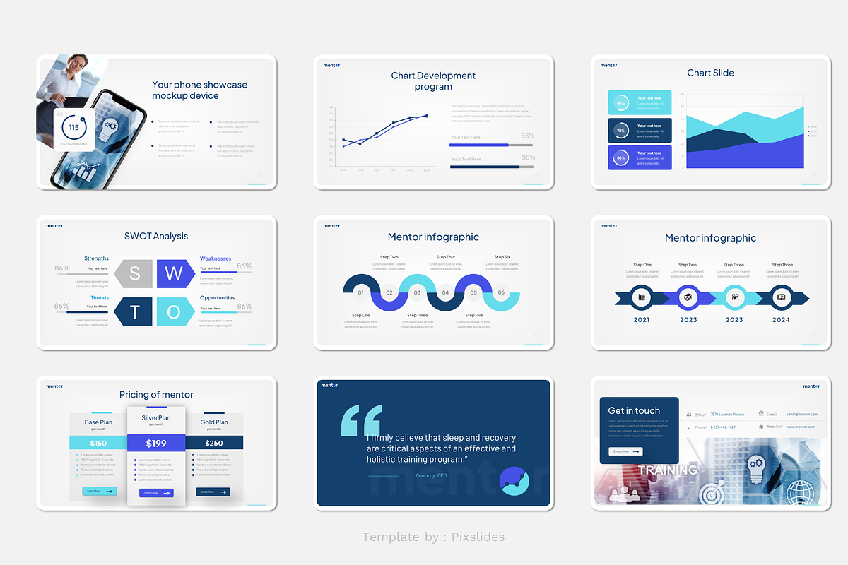 Business Training PowerPoint, a Presentation Template by Pixslides (Photo 6 of 7)