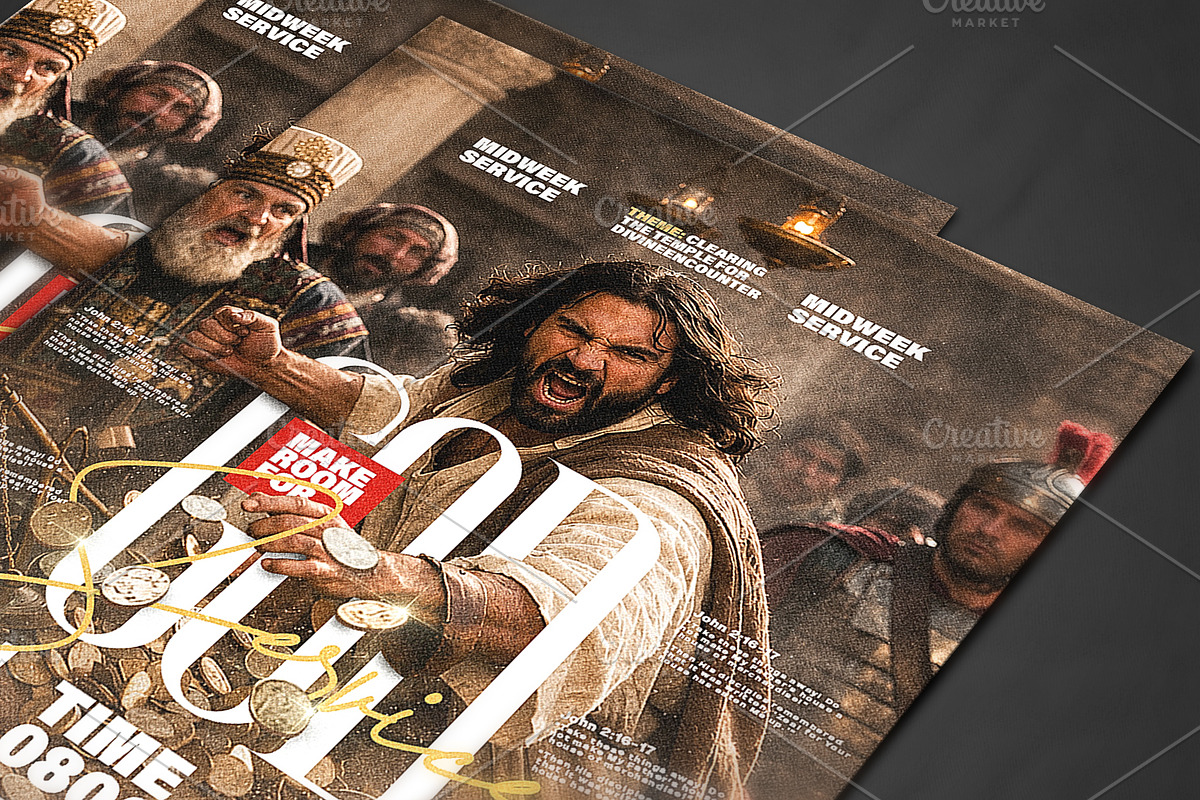 Make Room for God Church Flyer PSD, a Social Media Template by church flyer templates (Photo 2 of 12)