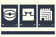 Geometric Logo Template Vol 9, a Solid Icon by Tekuni (Thumbnail 5 of 10)