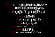 Justify I Blackletter Font, a Blackletter Font by madeDeduk (Thumbnail 7 of 9)