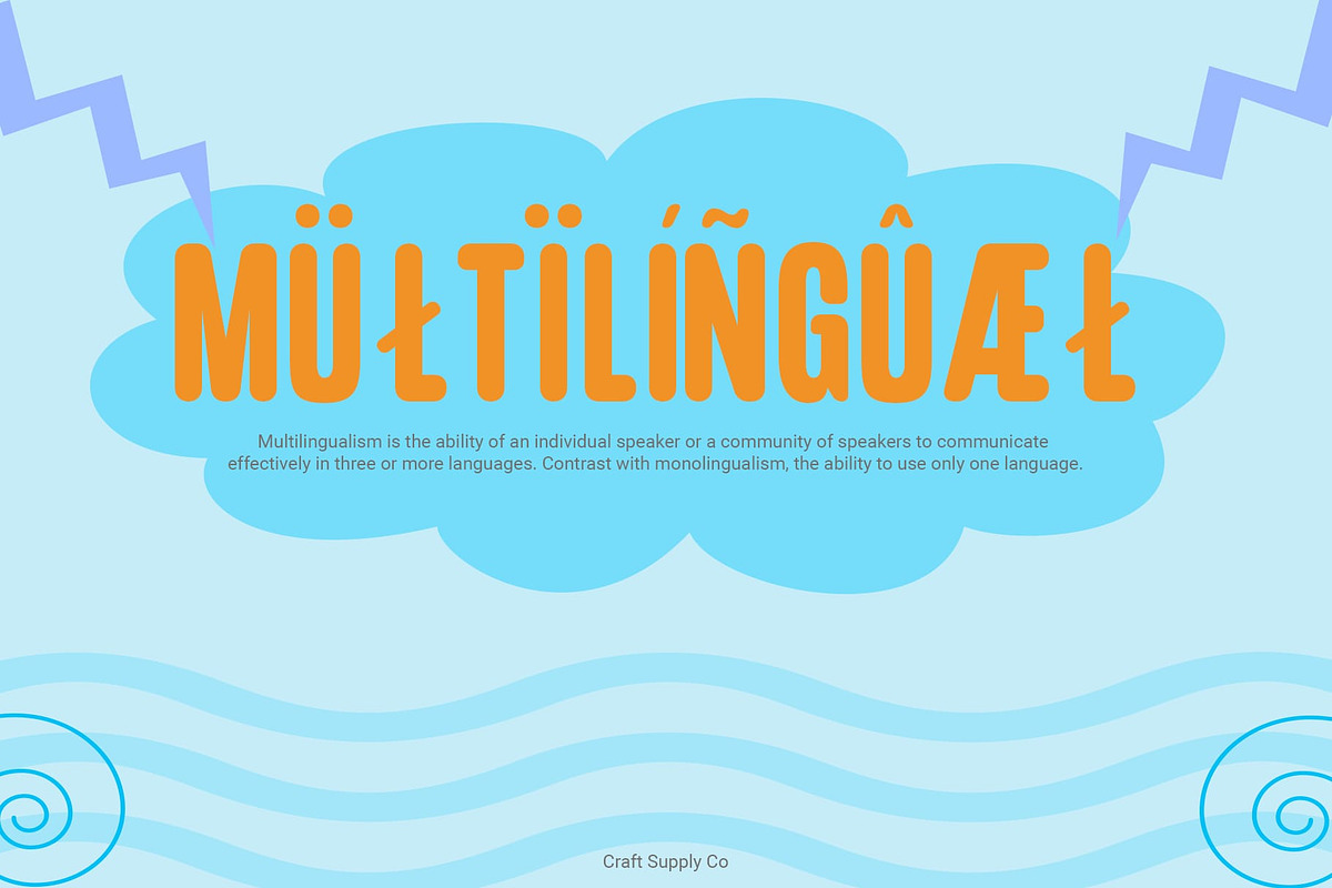Godger Rounded, a Sans Serif Font by Craft Supply Co. (Photo 2 of 8)