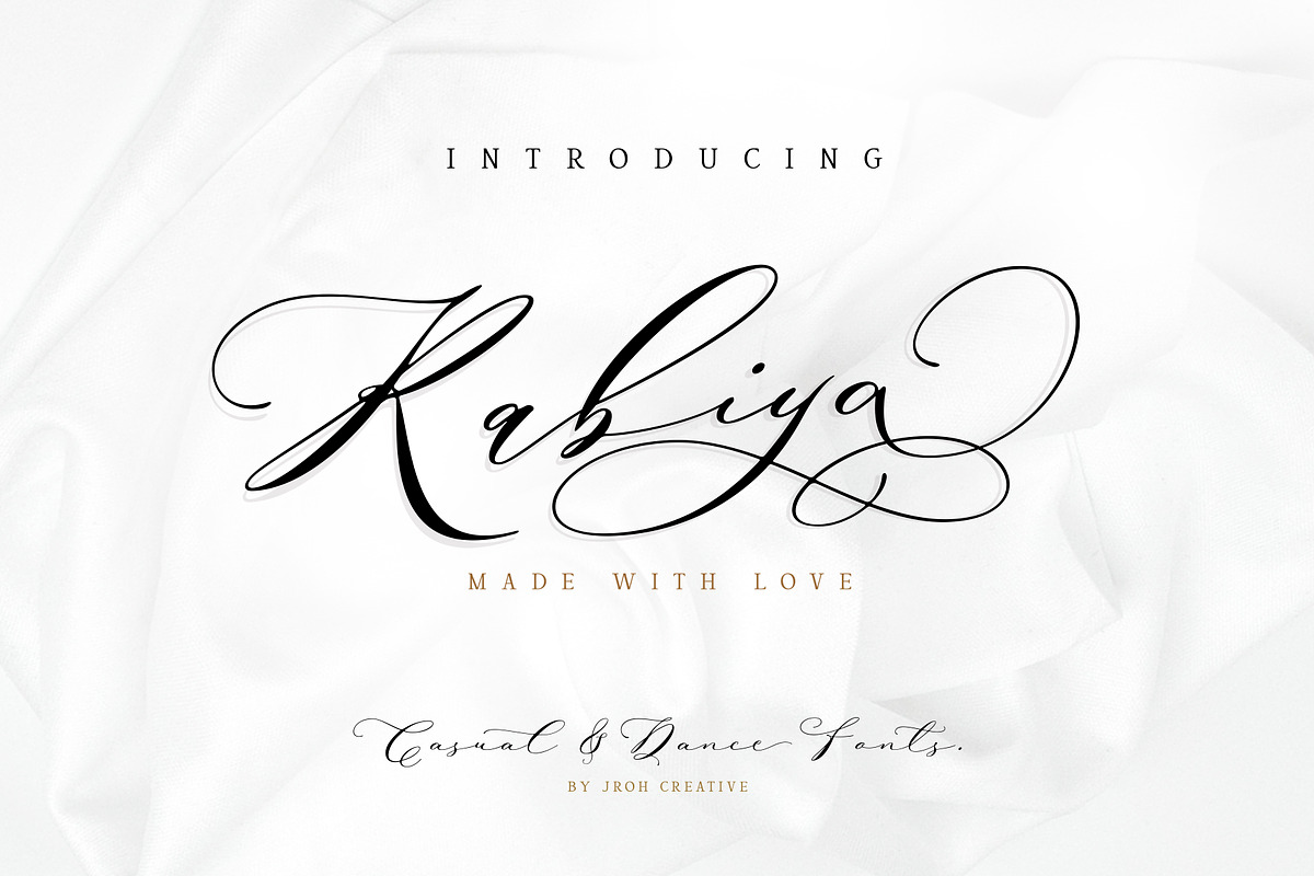 Rabiya Two Romantic Fonts - 50% Off
