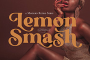 Lemon Smash | Modern Retro Serif, a Serif Font by Krismagraph (Thumbnail 1 of 14)