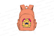 Monster Halloween Clipart Set, an Animal Illustration by Palau (Thumbnail 4 of 12)