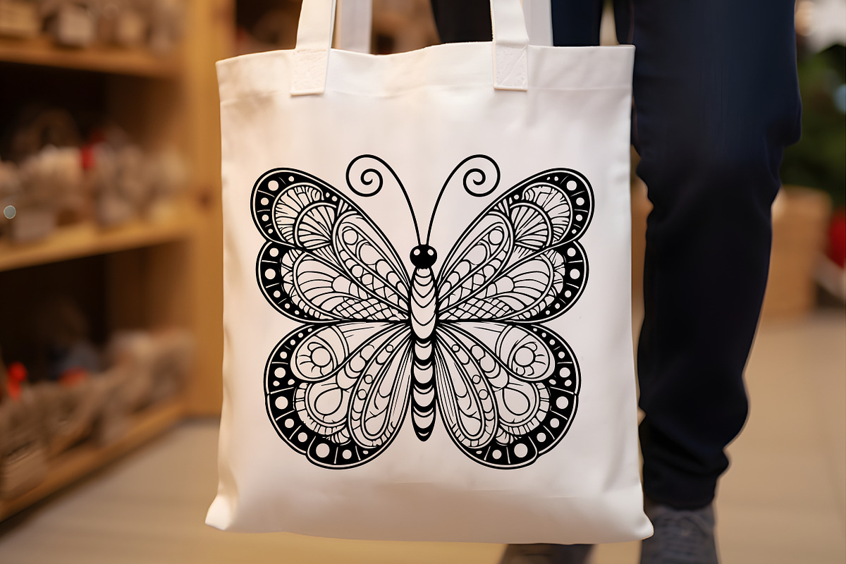 Butterfly SVG Silhouette Vector Bund, an Illustration by Rose Art (Photo 5 of 5)