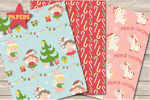 Christmas Unicorns And Fairies Pack