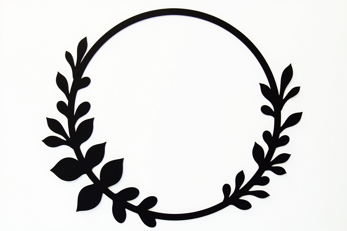 Decorative Circle Leaf Frame Set, an Illustration by BIPLOB EXPERT (Photo 2 of 9)