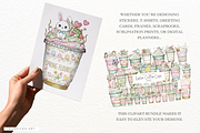 Easter Day Coffee Cups Clipart, an Illustration by Markicha Art (Thumbnail 5 of 7)