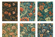 Seamless pattern with flowers, an Illustration by Pundateam (Thumbnail 2 of 5)