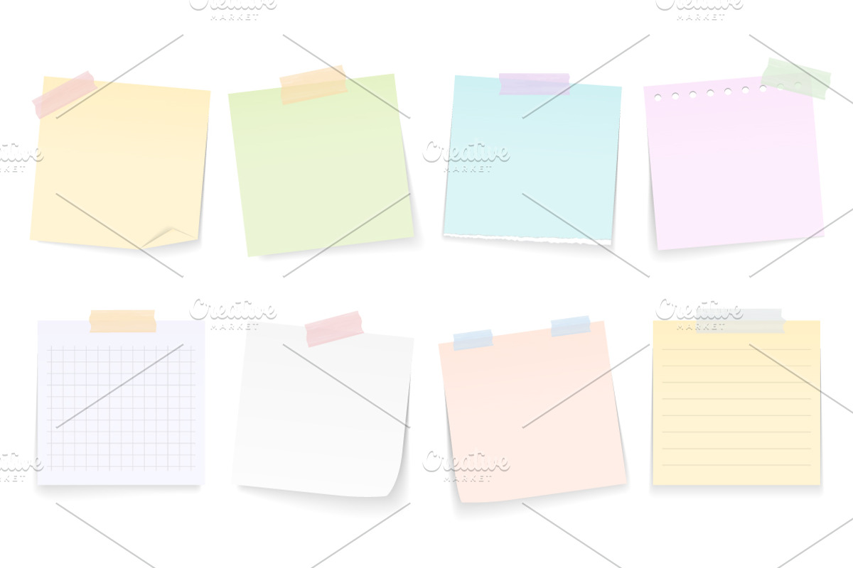 Paper Notes, a Graphic by PixMarket