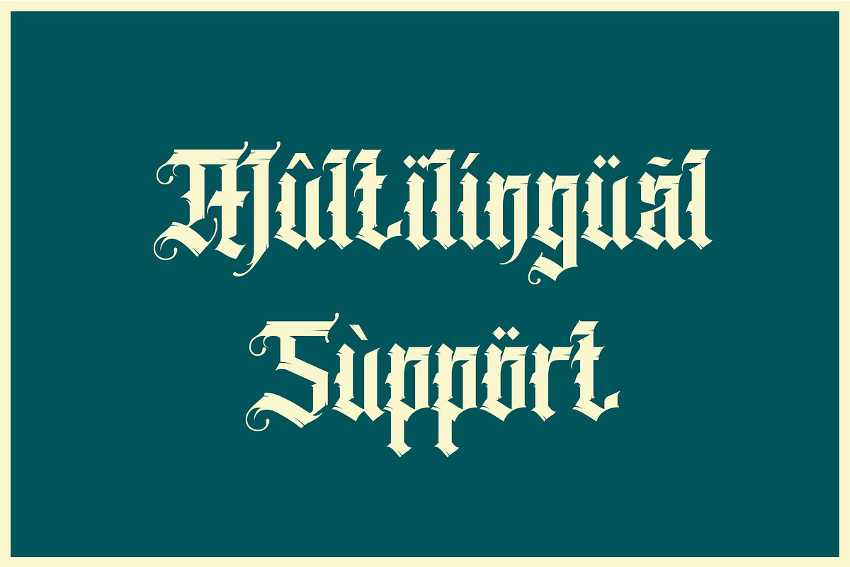 Grindmore, a Blackletter Font by LetterStock (Photo 7 of 7)