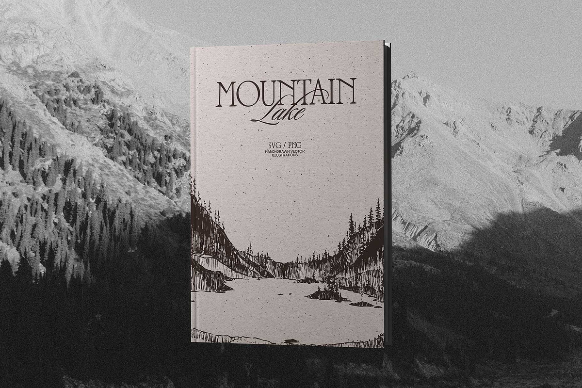 Pine Forest Mountain Lake, a Seasonal Illustration by TheMountBirdStudio (Photo 4 of 4)