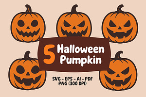 Halloween Pumpkin Set