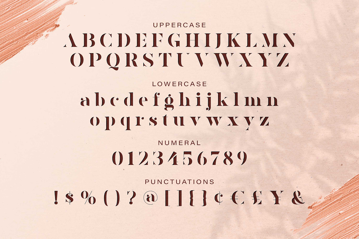 Sale! AVONE - Modern Stencil Serif, a Serif Font by Almarkhatype (Photo 10 of 10)