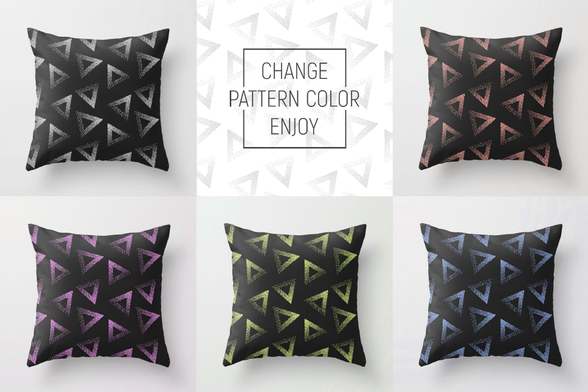 10 Vector Stippled Seamless Patterns, a Pattern Graphic by yamonstro (Photo 12 of 12)