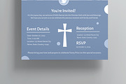 Baptism Invitation, a Stationery Template by MightyDesign (Thumbnail 5 of 8)