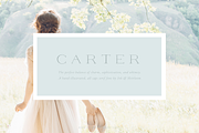 Carter - An All Caps Serif Font, a Serif Font by Loren Schmidt Studio (Thumbnail 1 of 7)
