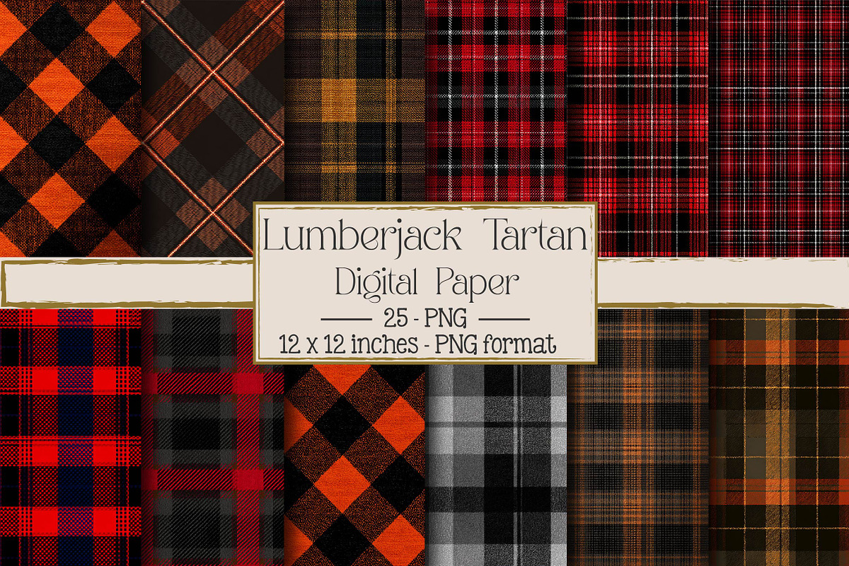 Vector Lumberjack Tartan Plaid, a Texture Illustration by DreamPrint404 (Photo 1 of 4)