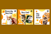 Cat - Social Media Feed Design, a Social Media Template by M. Nafi' Ulul Albab (Thumbnail 3 of 4)