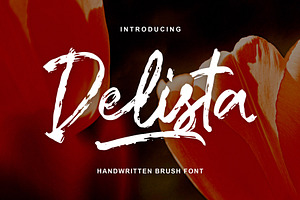 Delista - Handwritten Brush Font