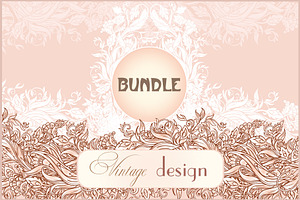 Sets of different vintage design